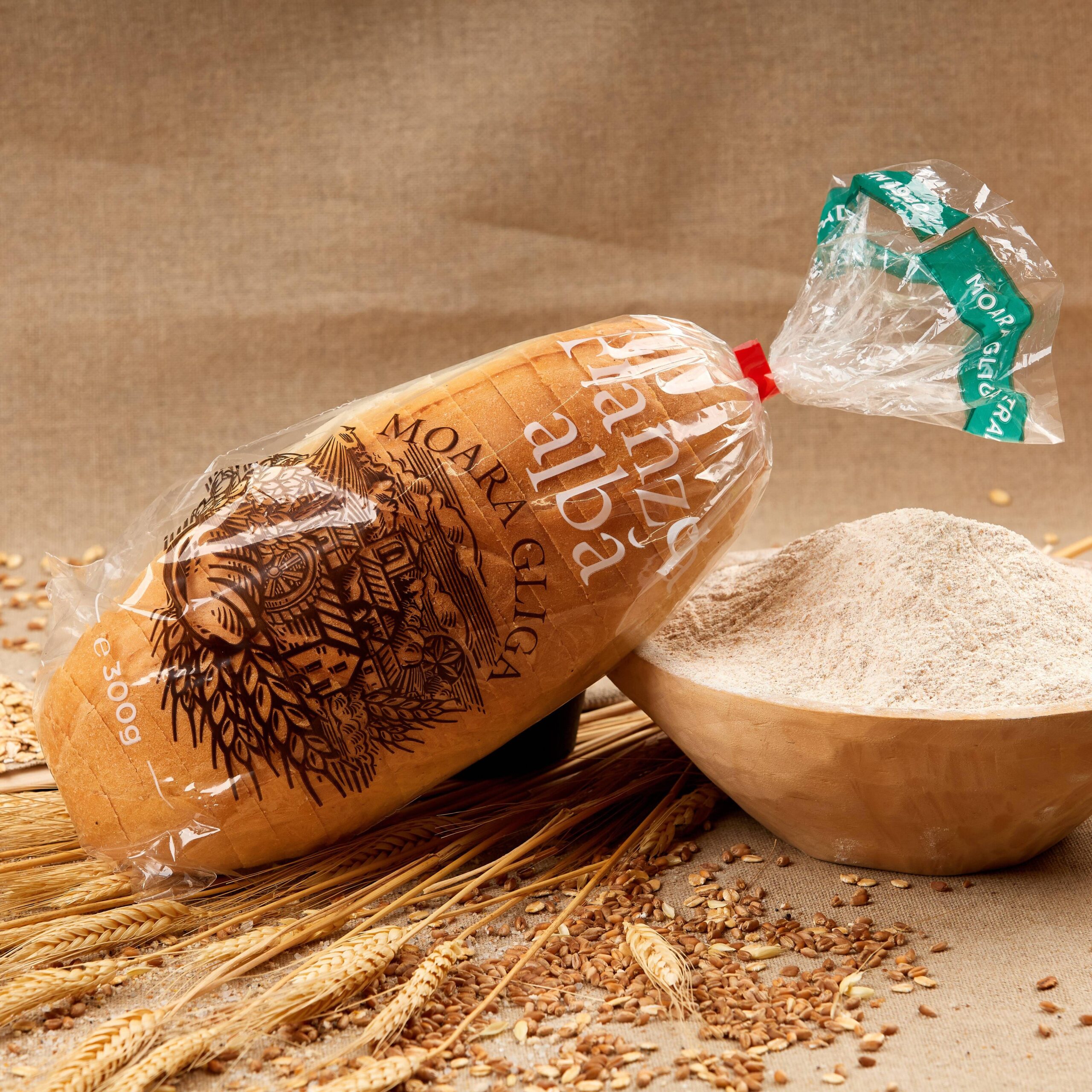 Franzela alba feliata (300 gr) Moara Gliga Piatra Neamt