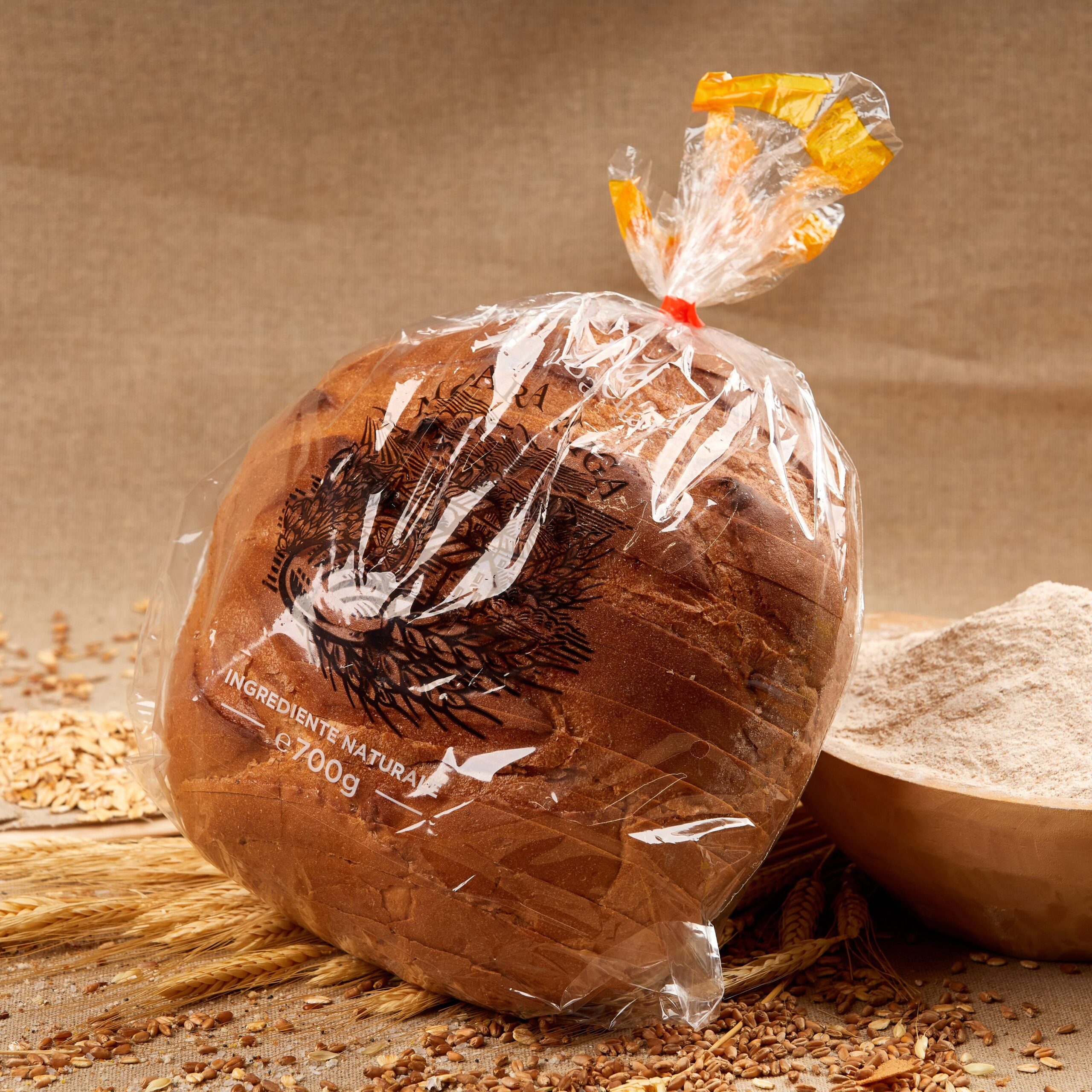 Paine alba feliata 700 gr Moara Gliga Piatra Neamt