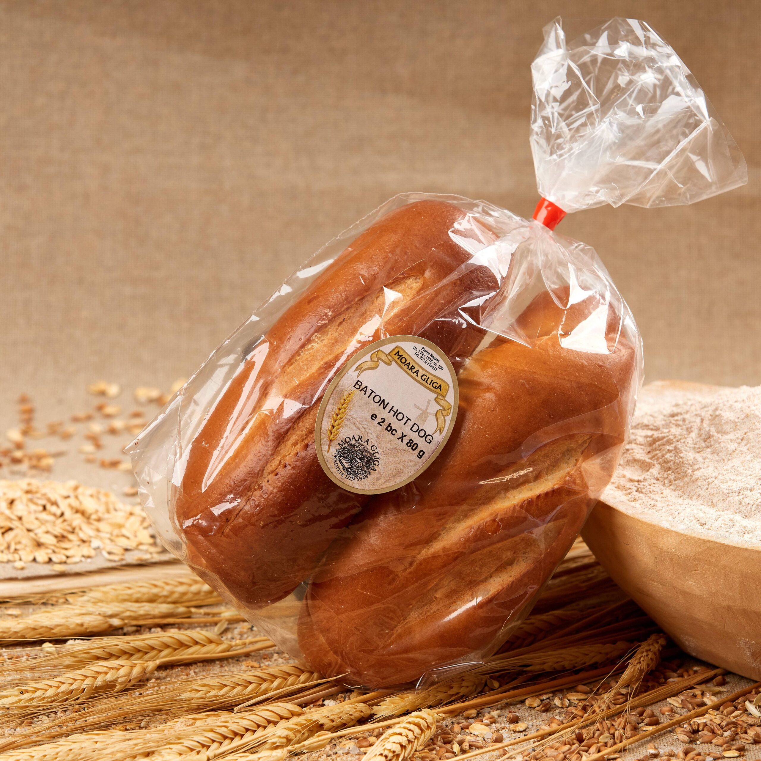 Baton Hot Dog 2x80 gr Moara Gliga Piatra Neamt