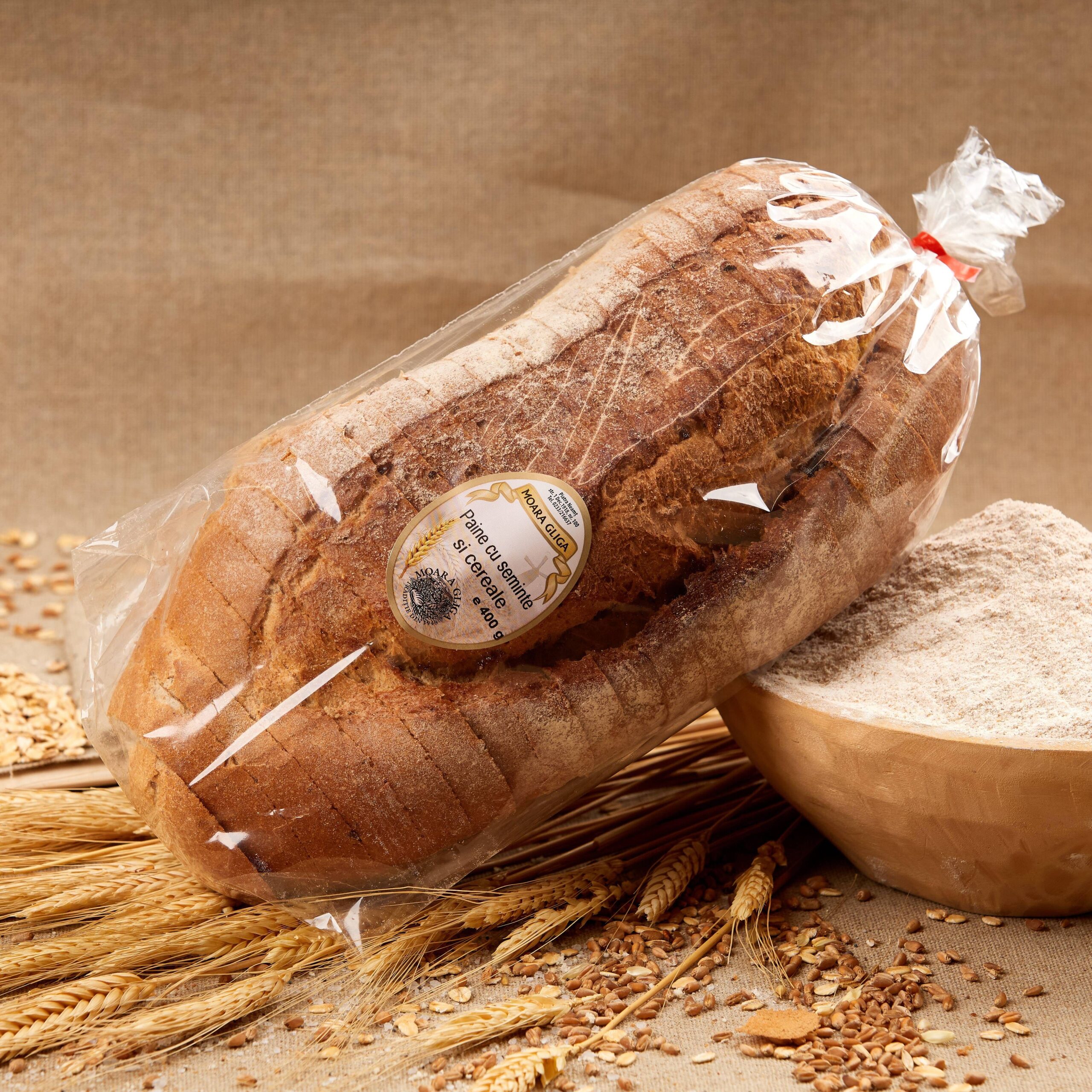 Pâine cu semințe și cereale 400 gr Moara Gliga Piatra Neamt