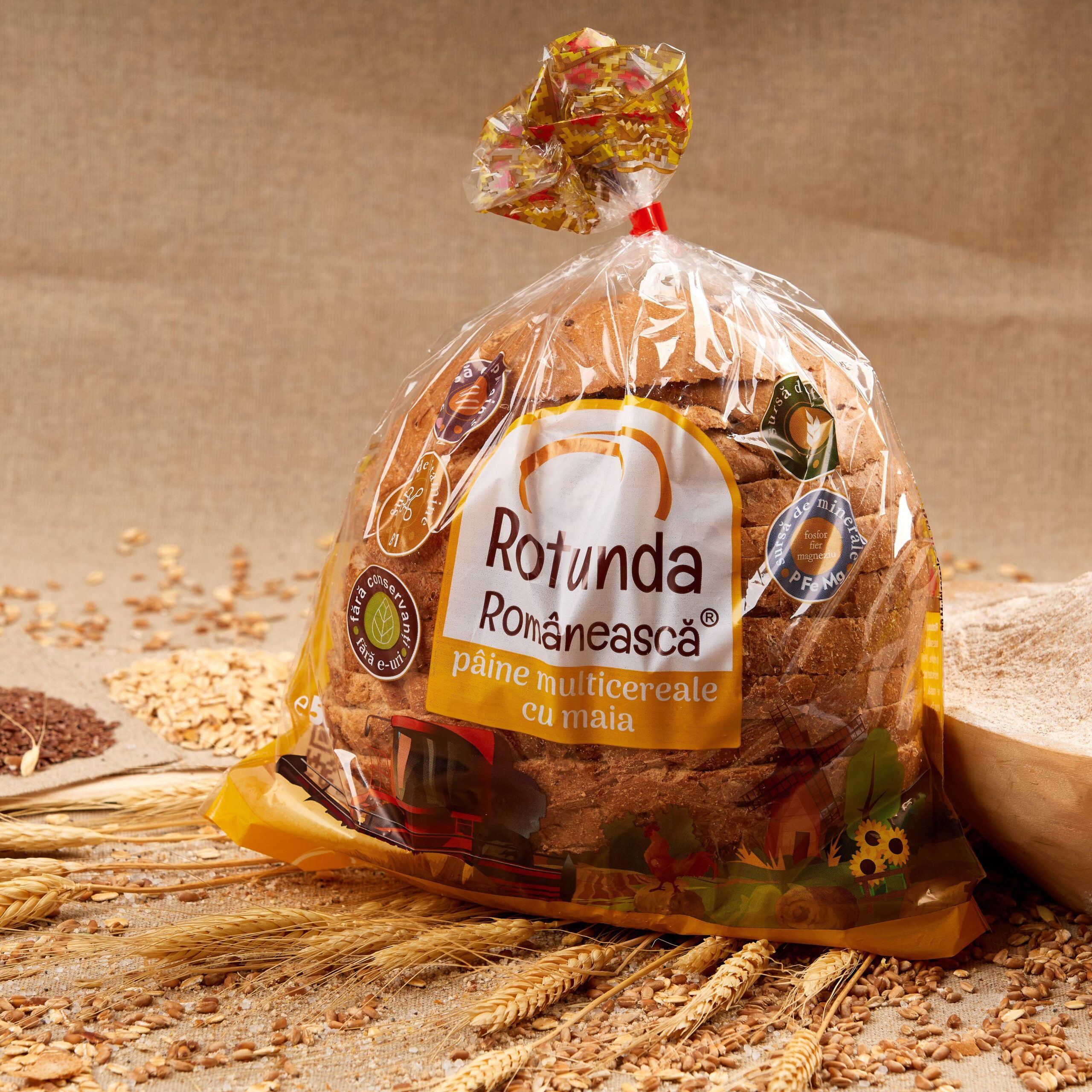 Rotundă românească multicereale cu maia (500 g)