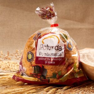 Rotunda Romaneasca - Paine cu seminte si maia 500 gr Moara Gliga Piatra Neamt