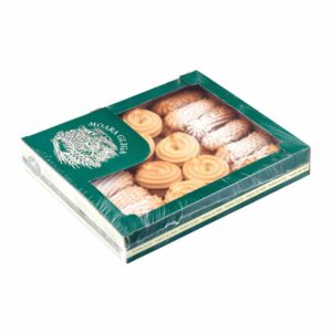 Fursecuri asortate M3: șprițat și inel alb umplut cu jeleu (600 g)