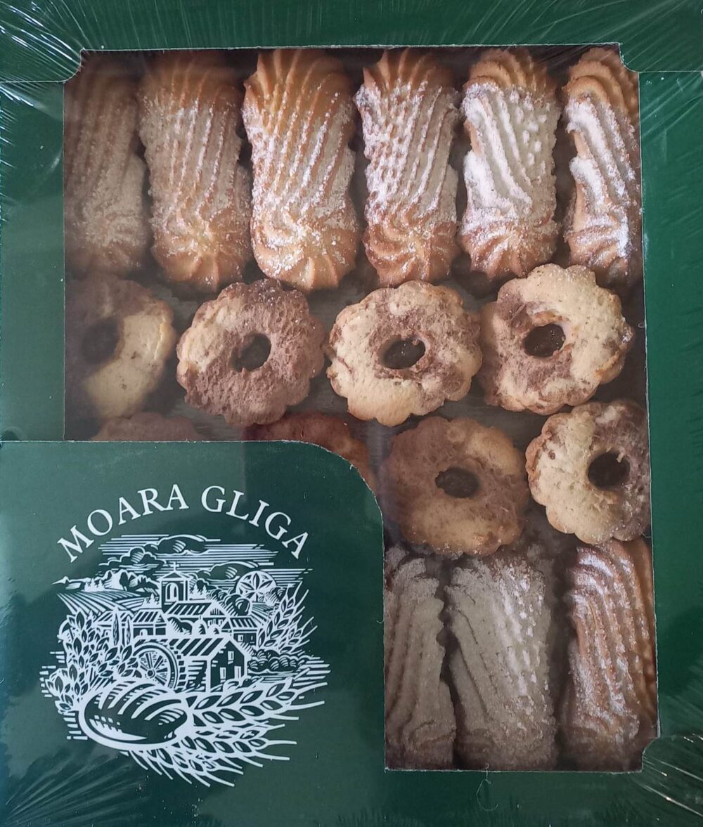 Fursecuri asortate M5: flori multicolore și șprițate (600 g)